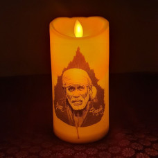 Shri Sai Realistic LED Candle - Leaf Design