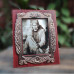 Wooden Bronze  Shri Sai Photo Frame