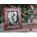 Wooden Bronze  Shri Sai Photo Frame