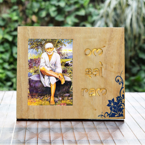 Led Wooden Backlit Lightbox Photo Frame – Om Sai Ram