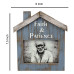 Hut Shaped Wooden Photo Frame (Faith & Patience)