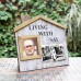 Hut Shaped Wooden Photo Frame (Living With Sai)