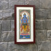 Lord Vishnu Tussar Silk Art Frame