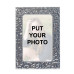 Metal Hammered Photo Frame (Silver)