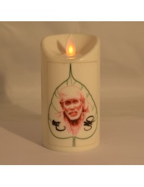 Shri Sai  Realistic Flameless Candle 