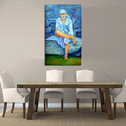 Shri Shirdi Sai Baba Handmade Painting