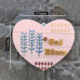 MDF Heart With Sai Bless  (Wall/Door Decor)